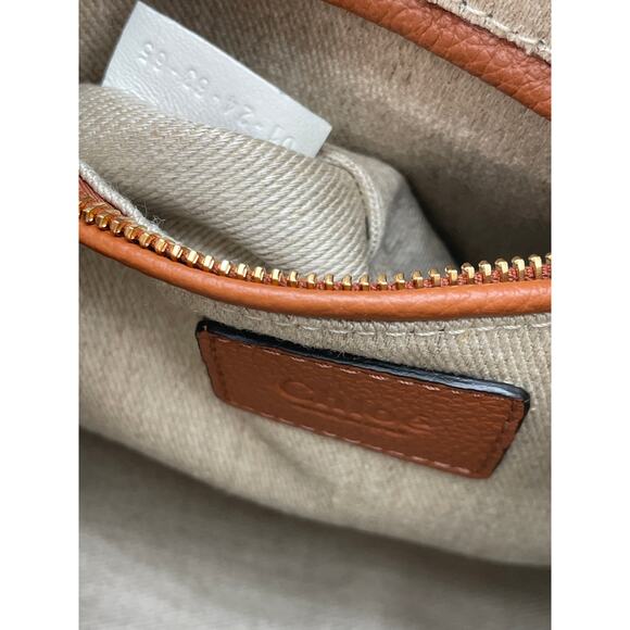 $2390 CHLOE MARCIE SMALL TAN LEATHER SADDLE CROSSBODY BAG PURSE NWT AUTH! - Picture 15 of 16